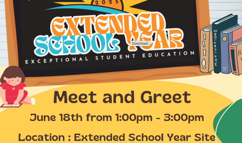  Extended School Year (ESY) Meet and Greet